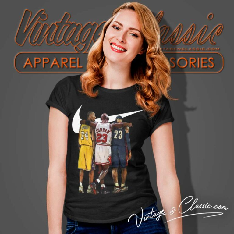 Basketball Nike Logo Kobe Bryant Jordan James Women TShirt Basketball Nike Logo Kobe Bryant Jordan James Women TShirt