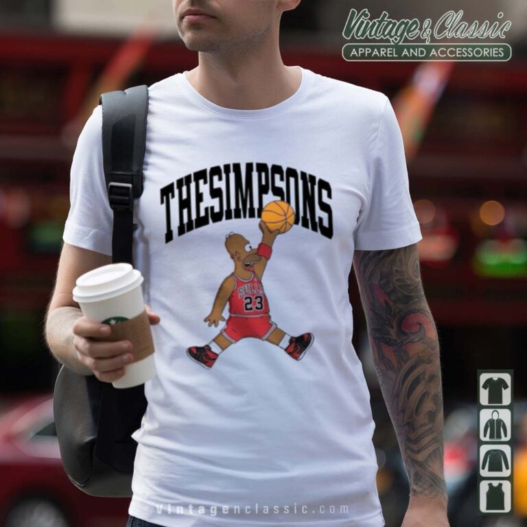 Basketball The Simpsons Jordan Logo Parody Shirt 2 Basketball The Simpsons Jordan Logo Parody Shirt 2
