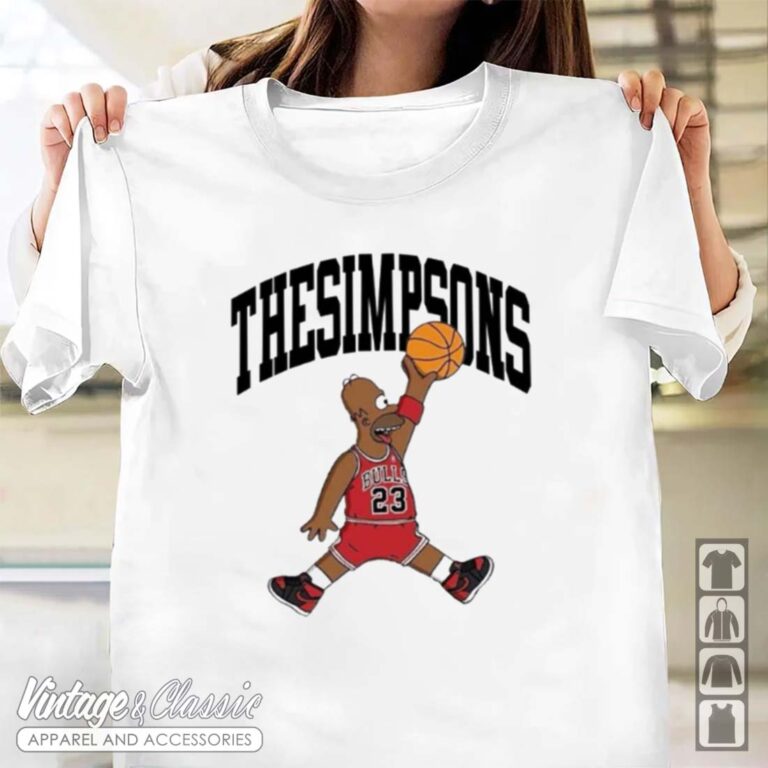 Basketball The Simpsons Jordan Logo Parody Shirt Basketball The Simpsons Jordan Logo Parody Shirt