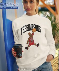 Basketball The Simpsons Jordan Logo Parody Sweatshirt