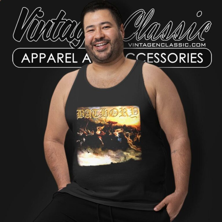 Bathory Blood Fire Death Tank Top Racerback Bathory Blood Fire Death Tank Top Racerback