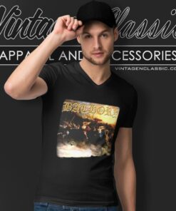 Bathory Blood Fire Death V Neck TShirt