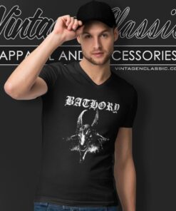 Bathory Goat V Neck TShirt