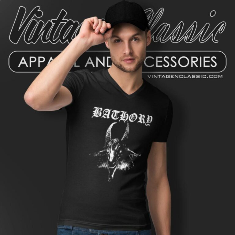 Bathory Goat V Neck TShirt Bathory Goat V Neck TShirt