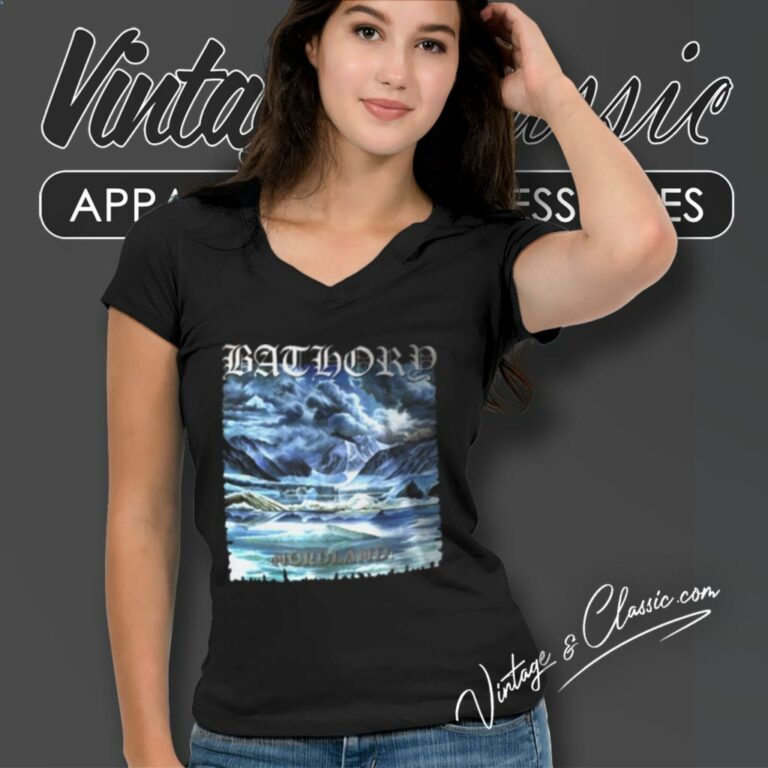 Bathory Nordland V Neck TShirt Bathory Nordland V Neck TShirt