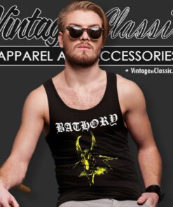 Bathory Yellow Goat Tank Top Racerback