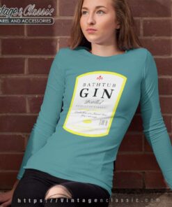 Bathtub Gin Product Of Vermont Long Sleeve Tee