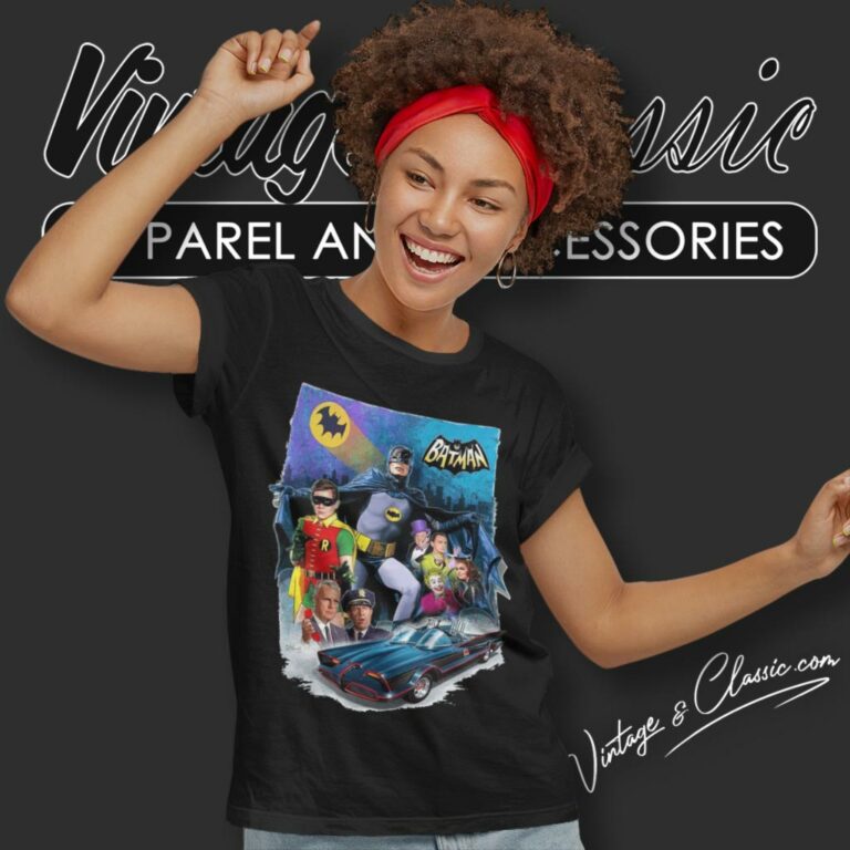 Batman 1966 Cast Design Women T Shirt Batman 1966 Cast Design Women T Shirt