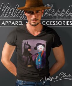 Batman And The Joker V Neck TShirt