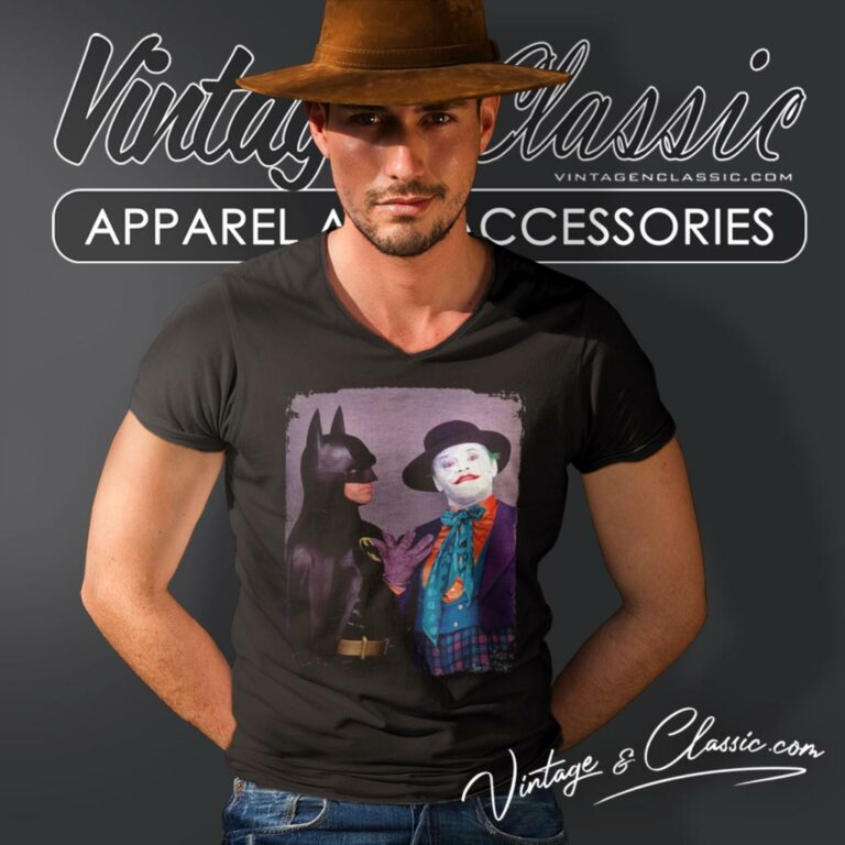 Batman And The Joker V Neck TShirt Batman And The Joker V Neck TShirt