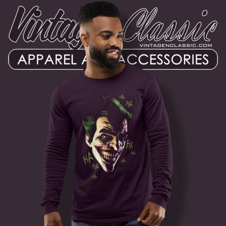 Batman Arkham Origins Joker Long Sleeve Tee Batman Arkham Origins Joker Long Sleeve Tee