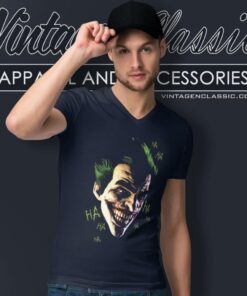 Batman Arkham Origins Joker V Neck TShirt