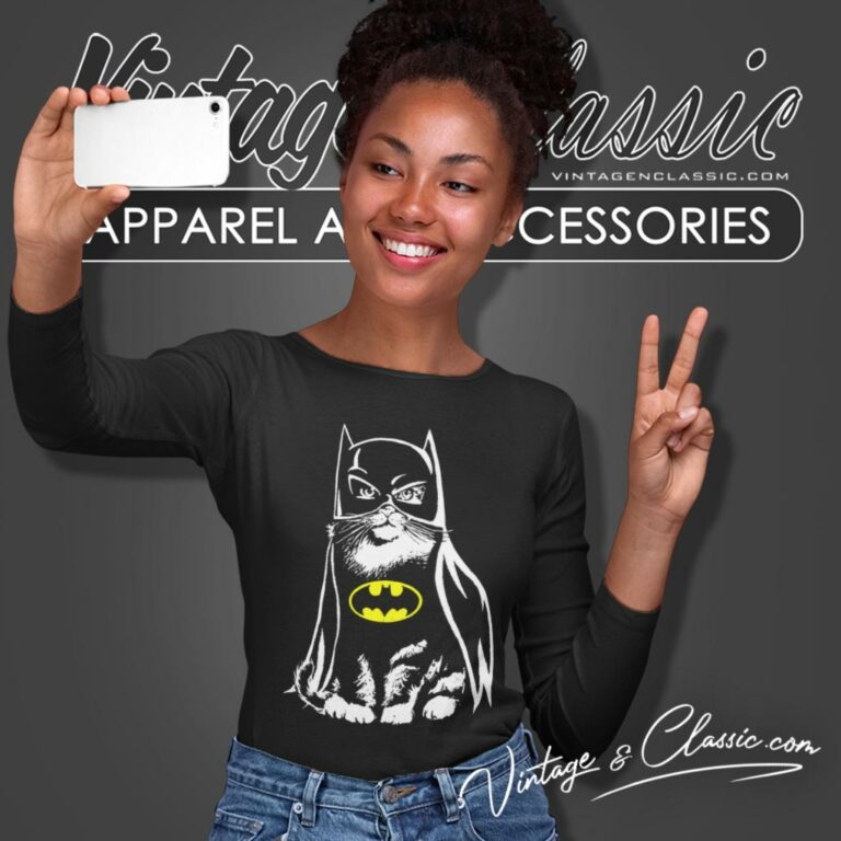 Batman Bat Cat Long Sleeve Tee Batman Bat Cat Long Sleeve Tee
