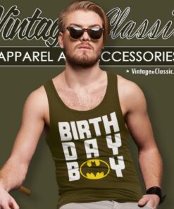 Batman Birthday Boy Tank Top Racerback