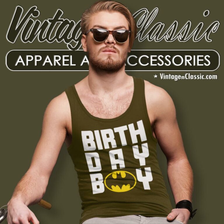 Batman Birthday Boy Tank Top Racerback Batman Birthday Boy Tank Top Racerback