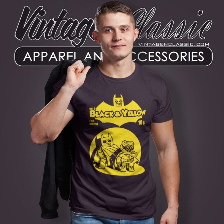 Batman Black Yellow Lego T Shirt Batman Black Yellow Lego T Shirt