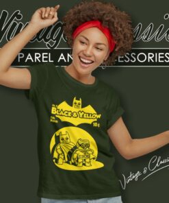 Batman Black Yellow Lego Women T Shirt
