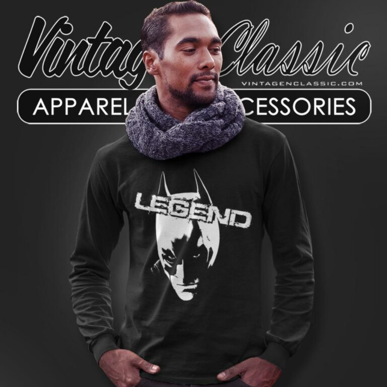 Batman Dark Knight Rises Legend Long Sleeve Tee Batman Dark Knight Rises Legend Long Sleeve Tee