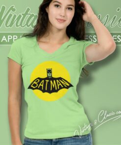Batman Ed Cholakian Russell V Neck TShirt