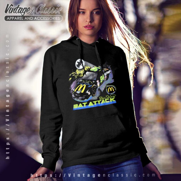 Batman Forever Nascar Bill Elliot Bat Attack Hoodie Batman Forever Nascar Bill Elliot Bat Attack Hoodie