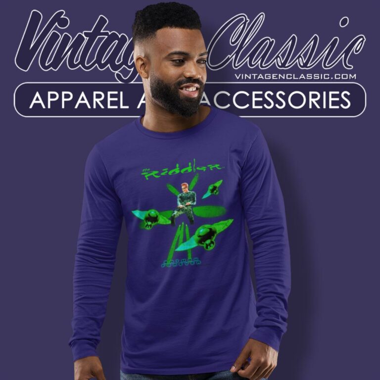 Batman Forever Riddler Jim Carrey Long Sleeve Tee Batman Forever Riddler Jim Carrey Long Sleeve Tee