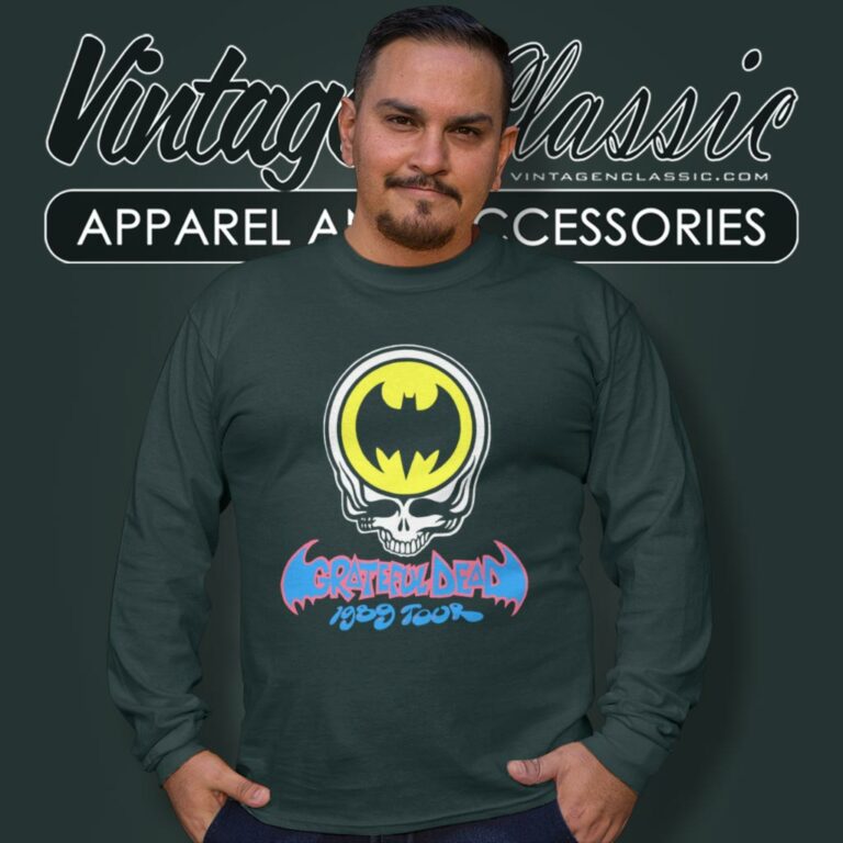 Batman Grateful Dead Long Sleeve Tee Batman Grateful Dead Long Sleeve Tee