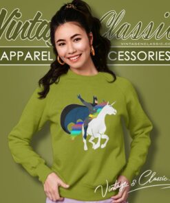 Batman Is Riding A Unicorn Sweatshirt
