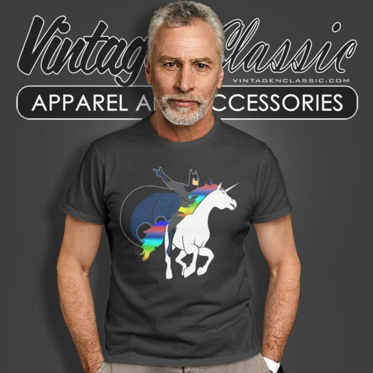 Batman Is Riding A Unicorn T Shirt Batman Is Riding A Unicorn T Shirt