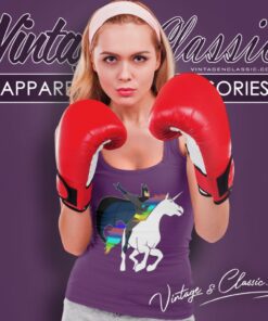 Batman Is Riding A Unicorn Tank Top Racerback