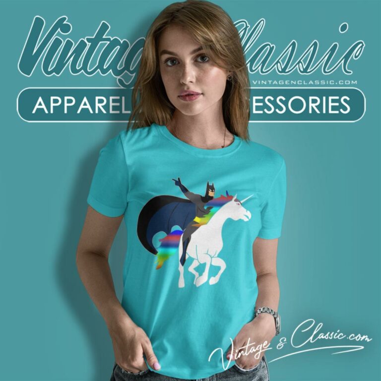Batman Is Riding A Unicorn Women T Shirt Batman Is Riding A Unicorn Women T Shirt