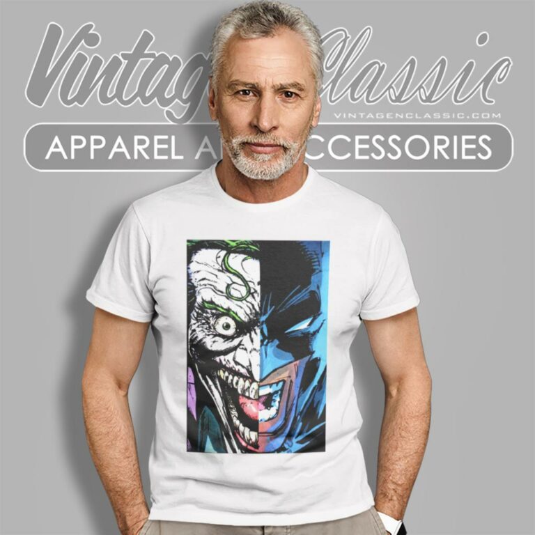 Batman Joker Half Face T Shirt Batman Joker Half Face T Shirt
