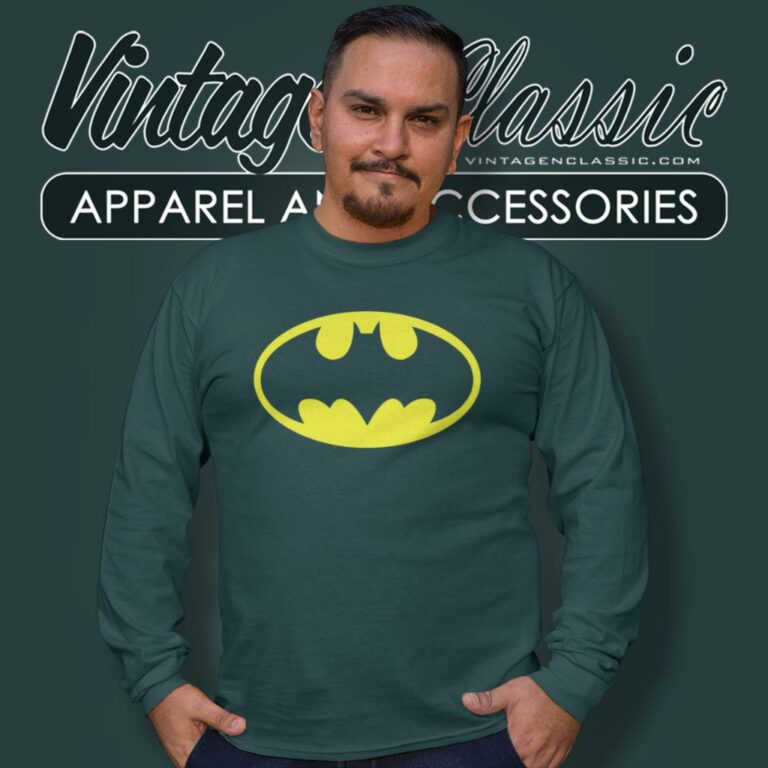 Batman Logo Shirt Long Sleeve Tee Batman Logo Shirt Long Sleeve Tee