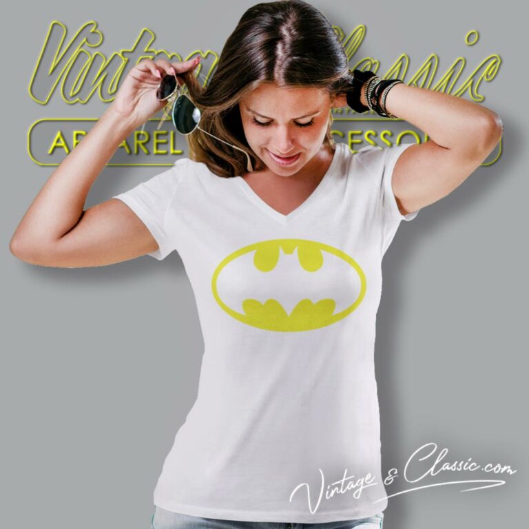 Batman Logo Shirt V Neck TShirt Batman Logo Shirt V Neck TShirt