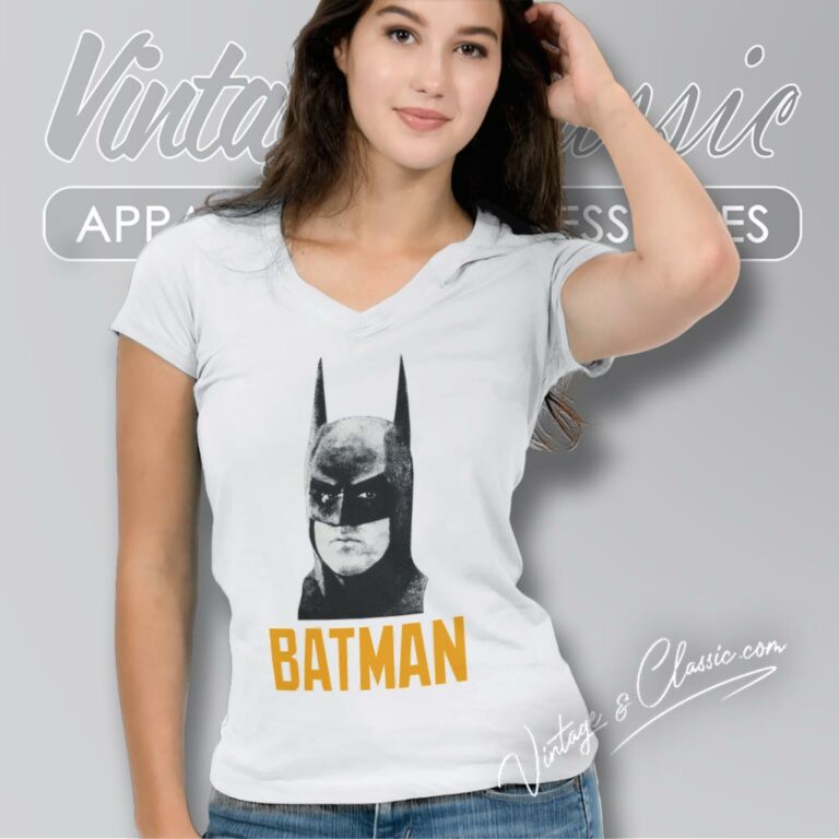 Batman Michael Keaton V Neck TShirt Batman Michael Keaton V Neck TShirt