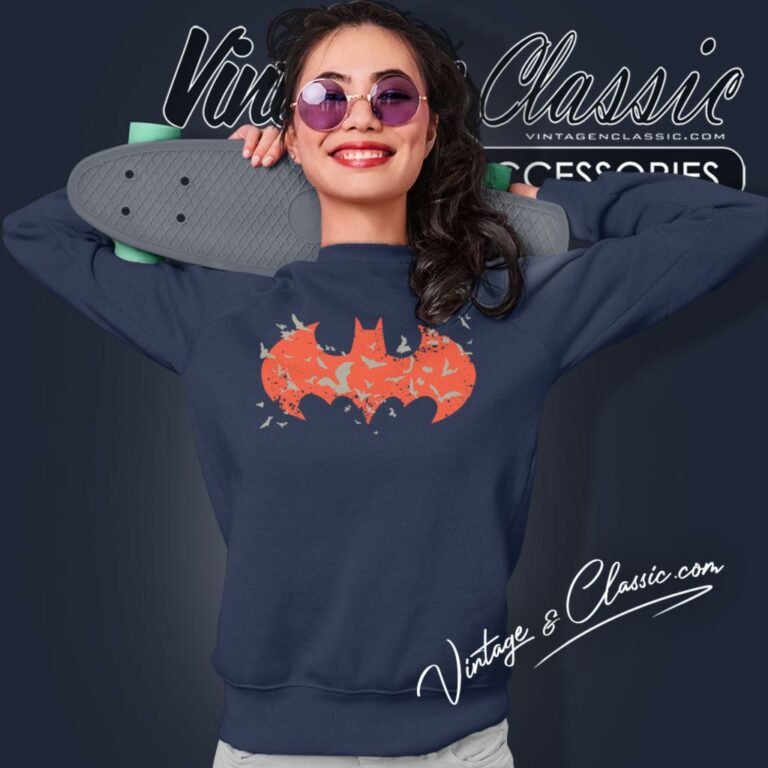 Batman Red Logo Sweatshirt Batman Red Logo Sweatshirt