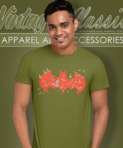 Batman Red Logo T Shirt