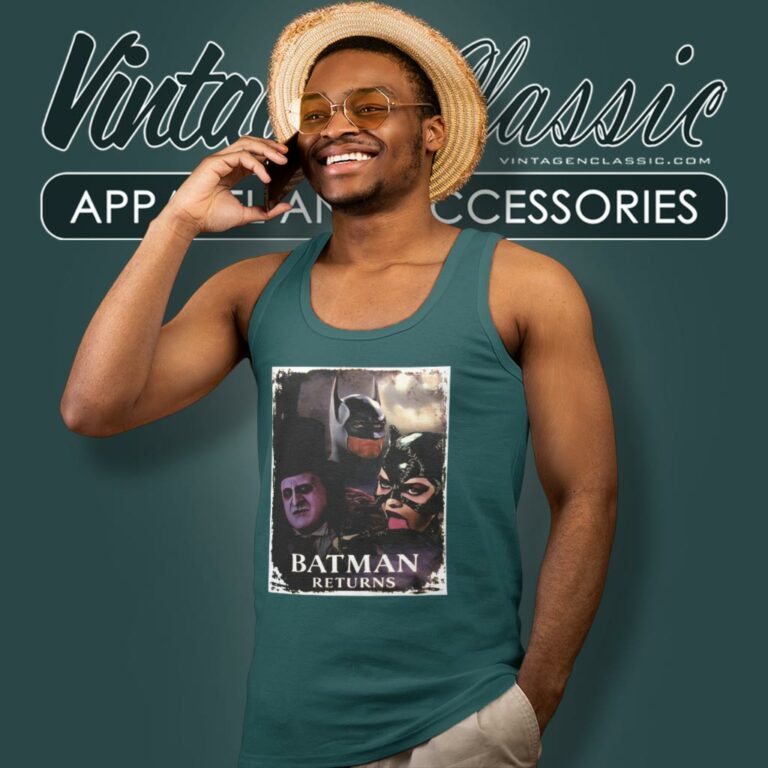 Batman Returns 1992 Tank Top Racerback Batman Returns 1992 Tank Top Racerback