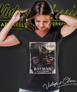 Batman Returns 1992 V Neck TShirt