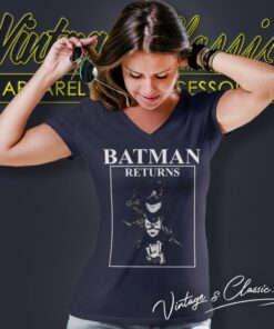 Batman Returns V Neck TShirt