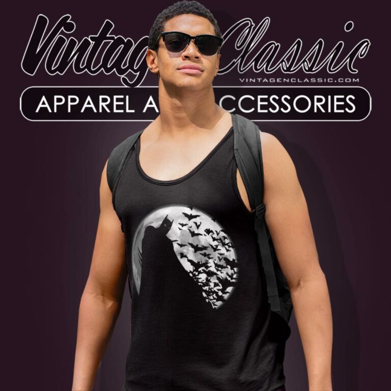 Batman Shirt Shadow Under The Moon Tank Top Racerback Batman Shirt Shadow Under The Moon Tank Top Racerback