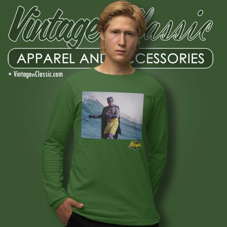 Batman Shirt Tv Series Surfing Logo Long Sleeve Tee Batman Shirt Tv Series Surfing Logo Long Sleeve Tee