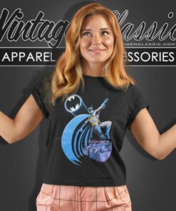 Batman Skyline Black Women T Shirt