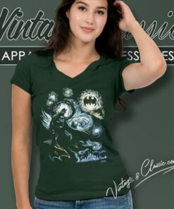 Batman Starry Night V Neck TShirt