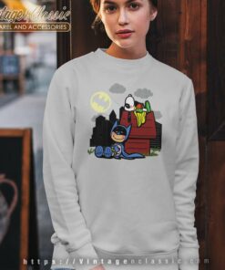 Batman Superman Snoopy Caped Nuts Sweatshirt