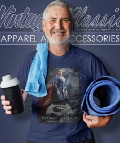 Batman Superman Super Poster V Neck TShirt