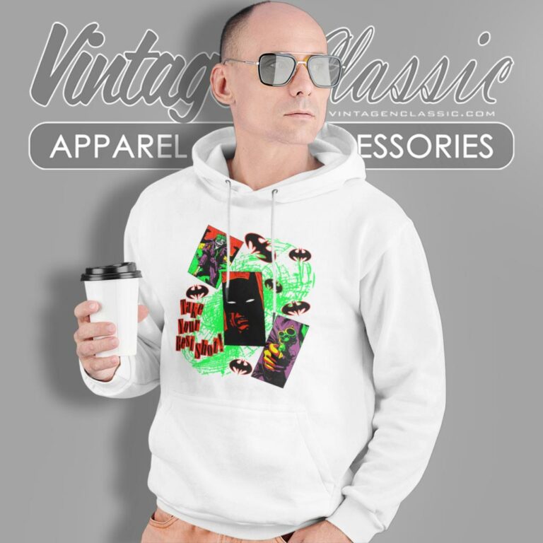 Batman Take Your Best Shot Hoodie Batman Take Your Best Shot Hoodie