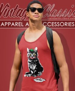 Batman The Joker Cat Tank Top Racerback