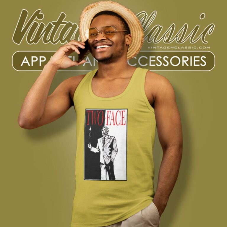 Batman Two Face Tank Top Racerback Batman Two Face Tank Top Racerback