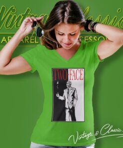 Batman Two Face V Neck TShirt