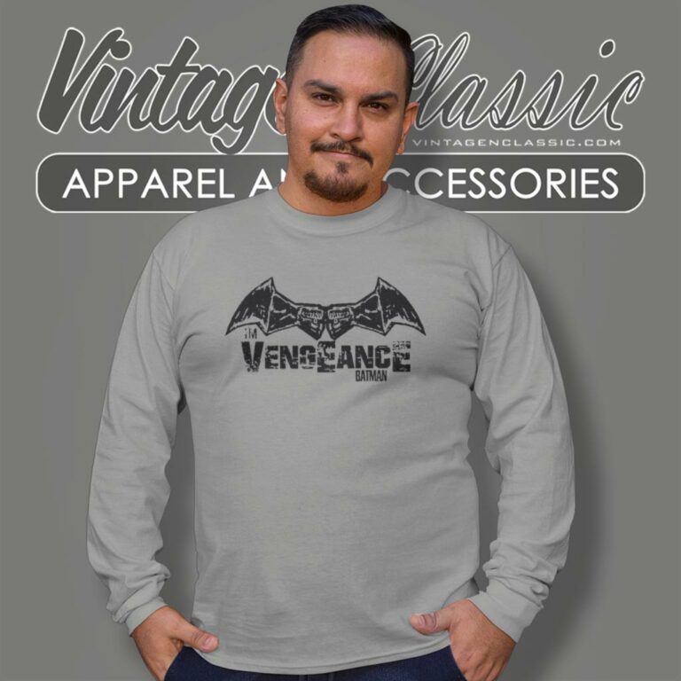 Batman Vengeance Logo Long Sleeve Tee Batman Vengeance Logo Long Sleeve Tee